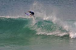 Surfer had optimal conditions in Plettenberg Bay.
